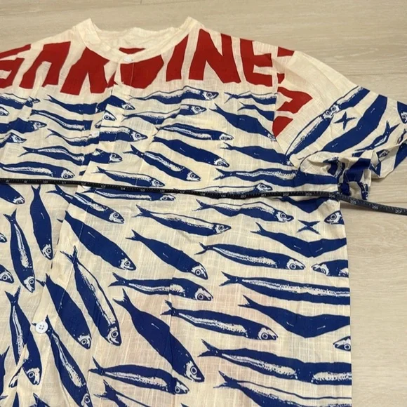 Fresh Vibes Blue and Red Graphic Men's Shirt - Picture 2 of 5